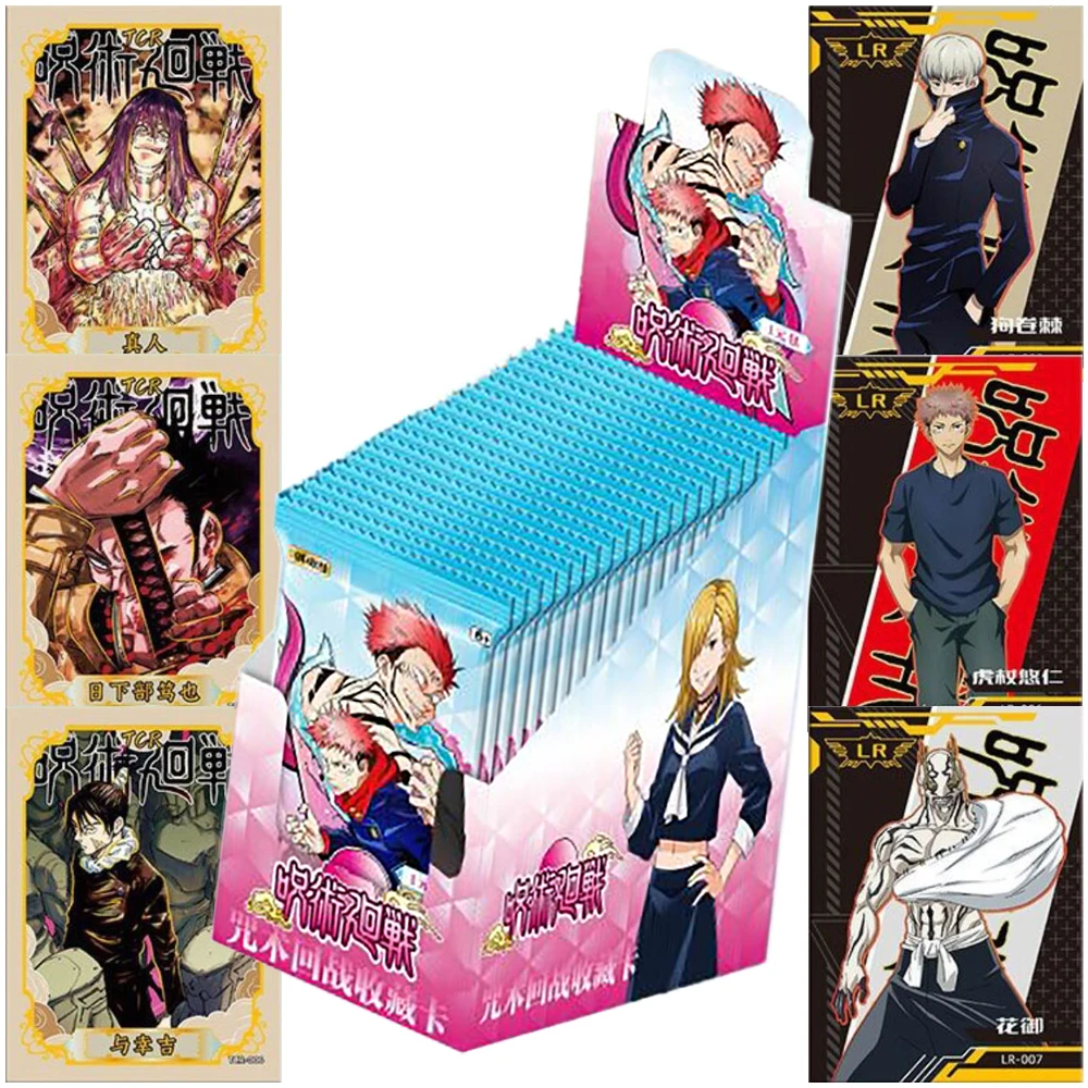 

Jujutsu Kaisen Collection Card Japanese Hot Blooded Fantasy Youth Anime Fans' Favorite Character Limited Cards Toys for Family