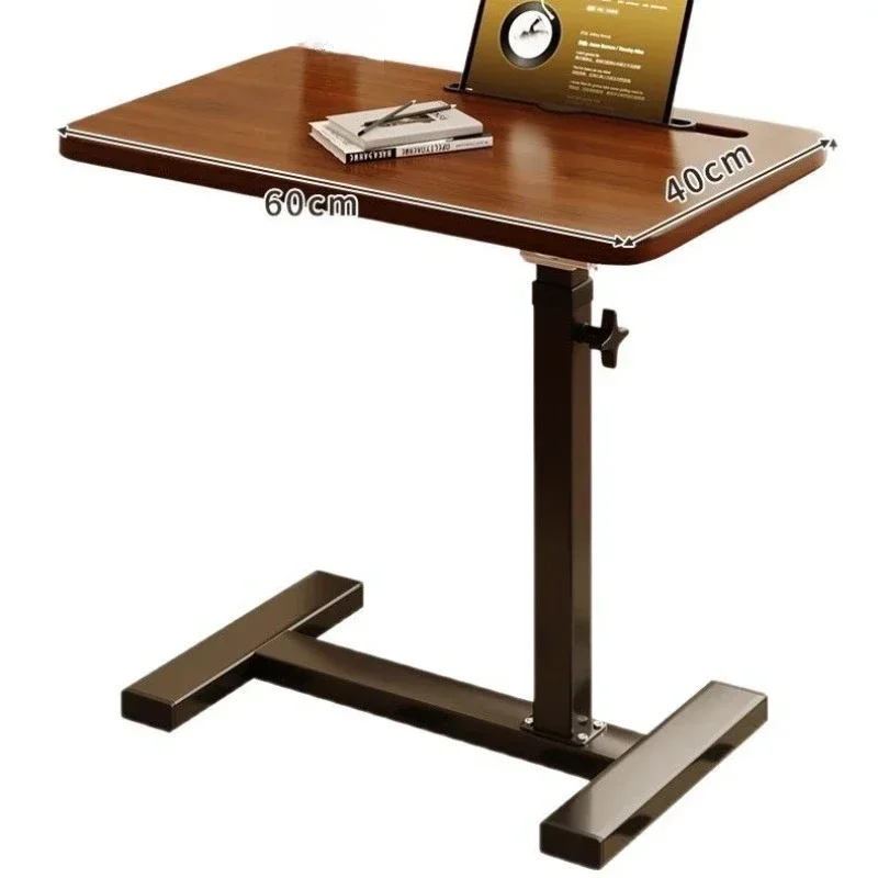 Movable lift bedside table sofa side small table simple student desk folding laptop desk