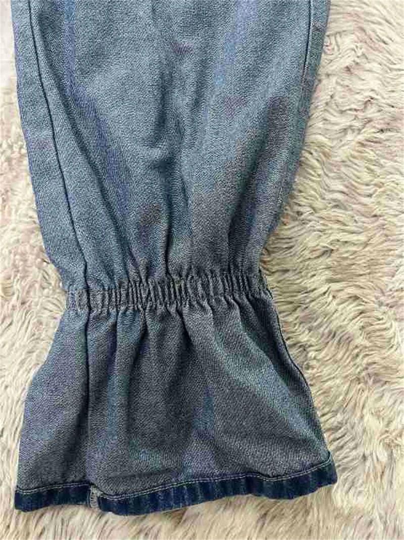 Streetwear Kowbojskie 2-częściowe zestawy damskie Strój wiosenny Kobiety 2025 Przycięta kurtka Top i spodnie Zestawy Casual Denim Woman Sets — zdjęcie 7
