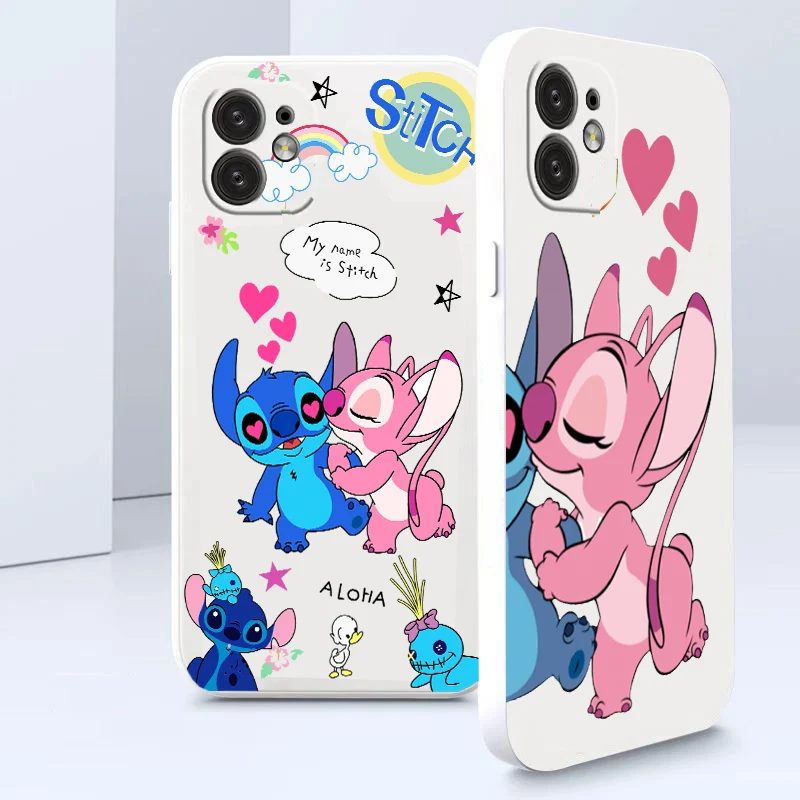 Cute Cartoon Stitch Angel Girl Case For Huawei Nova 9 5T Y9A Y9S Y7A Y70 Y90 8 11 10 SE Y6P Y9 Prime P Smart Tpu Phone Cover