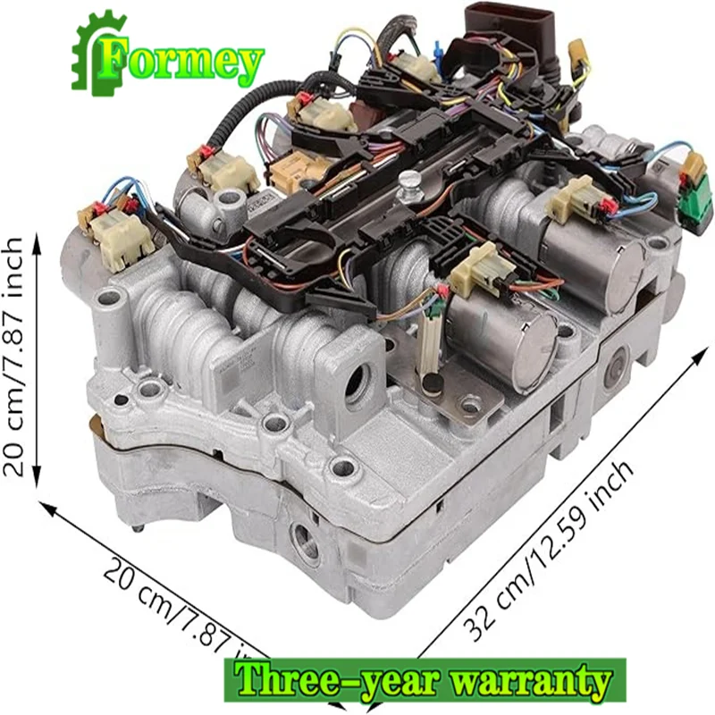 

8F35 8-Speed Automatic Transmission Valve Body With Solenoids & Wiring Harness For Ford