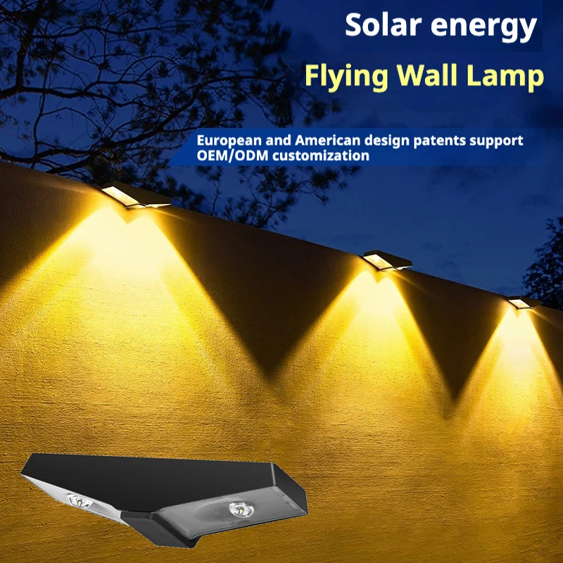 Solar LED Solar Lights Outdoor Waterproof Lighting Garden Light Solar Powered WallLamp Illumination Courtyard Pathway Decoration