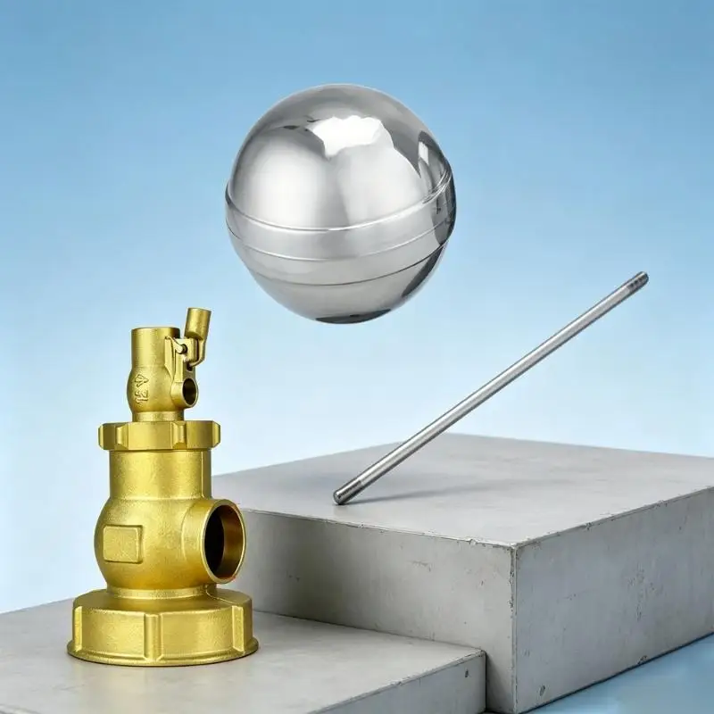 Hocheffiziente einstellbare Wassereinlassventile, kleine Loch-Wassertank, schwimmende Kugelhähne, Flüssigwasserstandsregler D2RD – Detail 5
