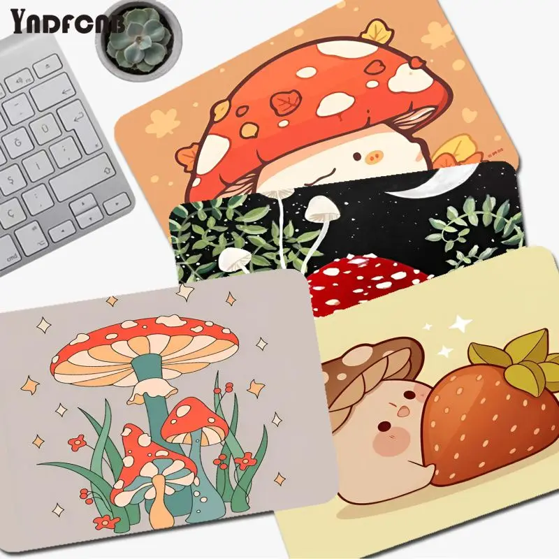 

Mushroom Print Mousepad 25x29cm Small Gaming Mouse Pad Gamer Desk Mat Keyboard Pad Decoration Mause Pad Office Desk Accessories