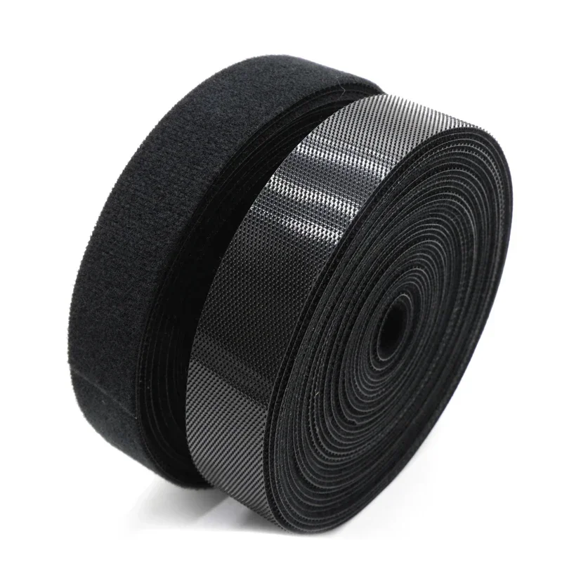 5 Meters/lot 10/15/20/25mm Self Adhesive Tape Reusable Cable Tie Wire Straps Tape DIY Accessories