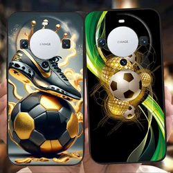 Football Sport Phone Case Cover for Huawei Mate 60 Pro P50 P40 P30 P20 P10 P Smart Y6 Y7 Y9 Plus Silicone Fundas Shell Capas Bag
