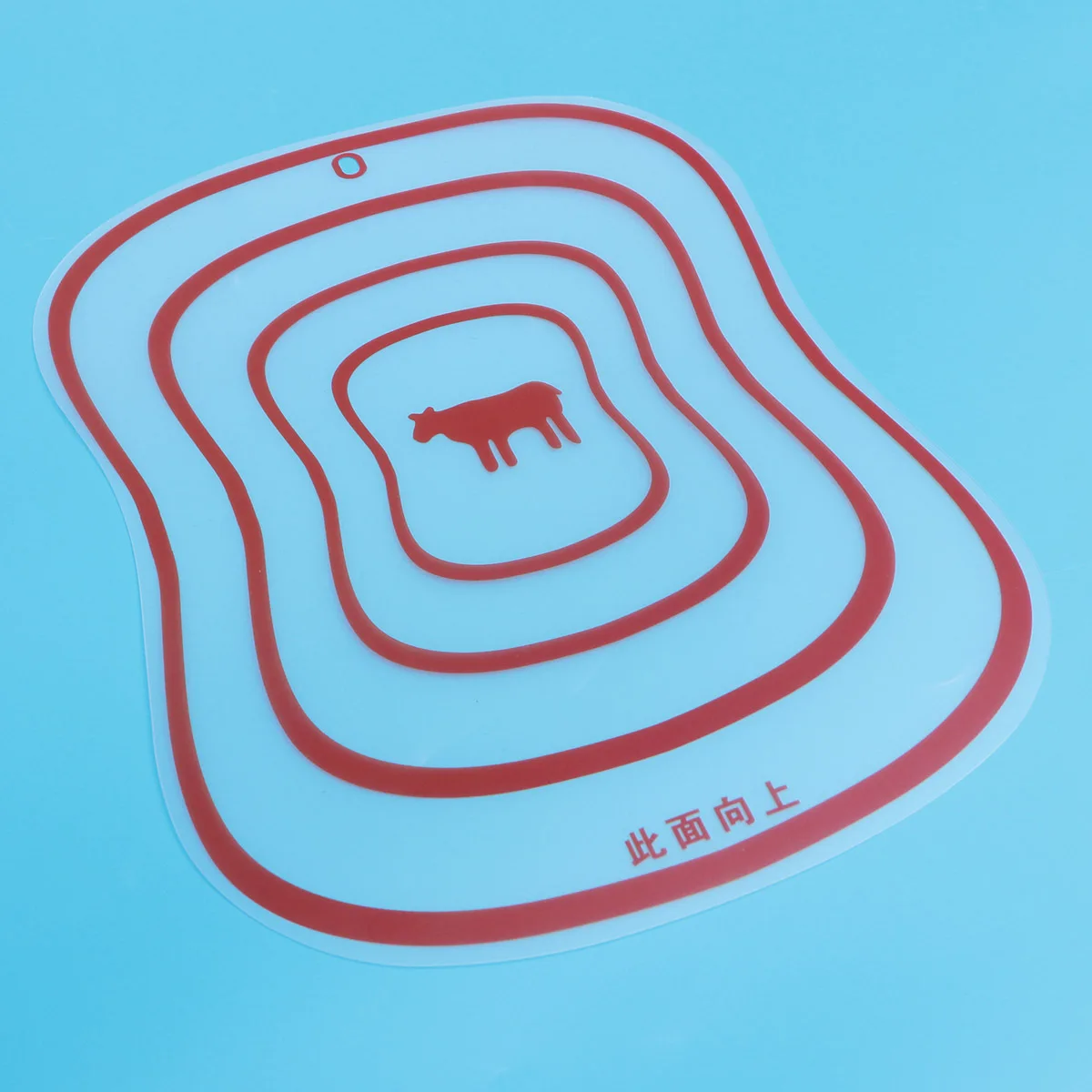 

Flexible Large Orange Non-Slip Cutting Board Mat For Kitchen Use Eco-Friendly Dry No Sawdust Non-Bacterial Chopping Block