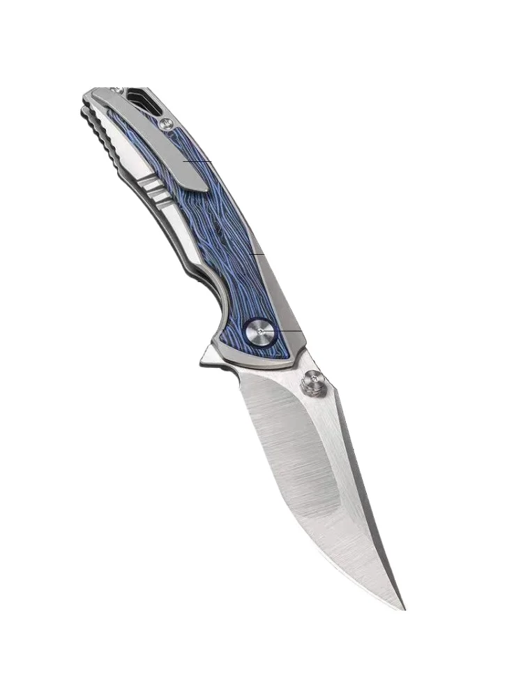 

2025 New Outdoor FoldingKnife PocketKnife Camping SurvivalKnife HuntingKnife Rescue Multi Tool Titanium Alloy Handle VG10 Blade