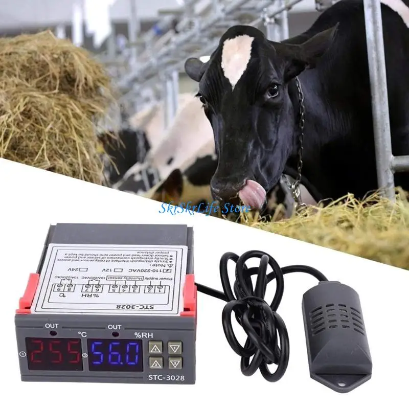 

E65E Digital Temperature Controller Thermostat Humidistat for Incubator Refrigerator