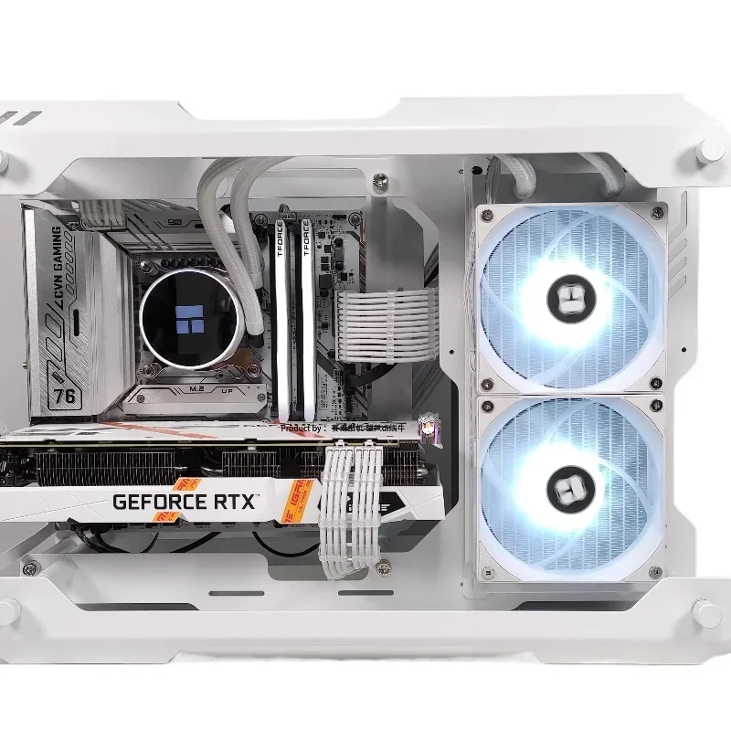 

Open water-cooled pure white DIY host