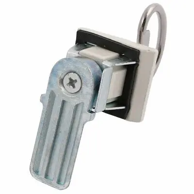 34mm x 30mm Cabinet Square Panel Quarter Turn Latch Safety Cam Lock w Key MS813