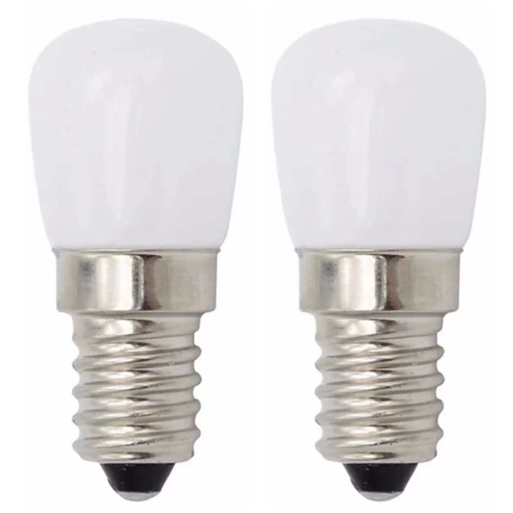 

2Pcs LED Bulb Set E14 Base 40W Equivalent Refrigerator Light Bulb for Fridge Freezer Microwave Oven Appliance Lamp