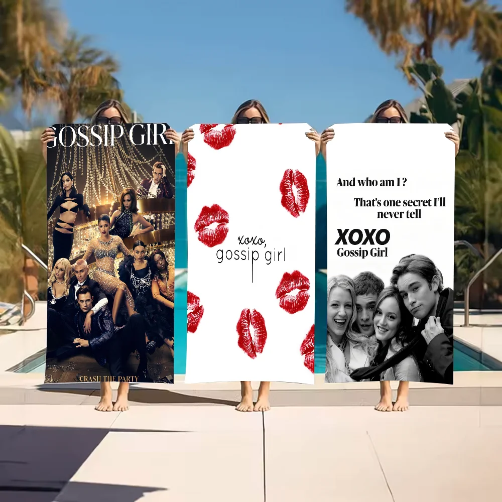 

TV G-Gossip G-Girl XOXO Towel Beach Towel Large Size Outdoor Travel Camping
