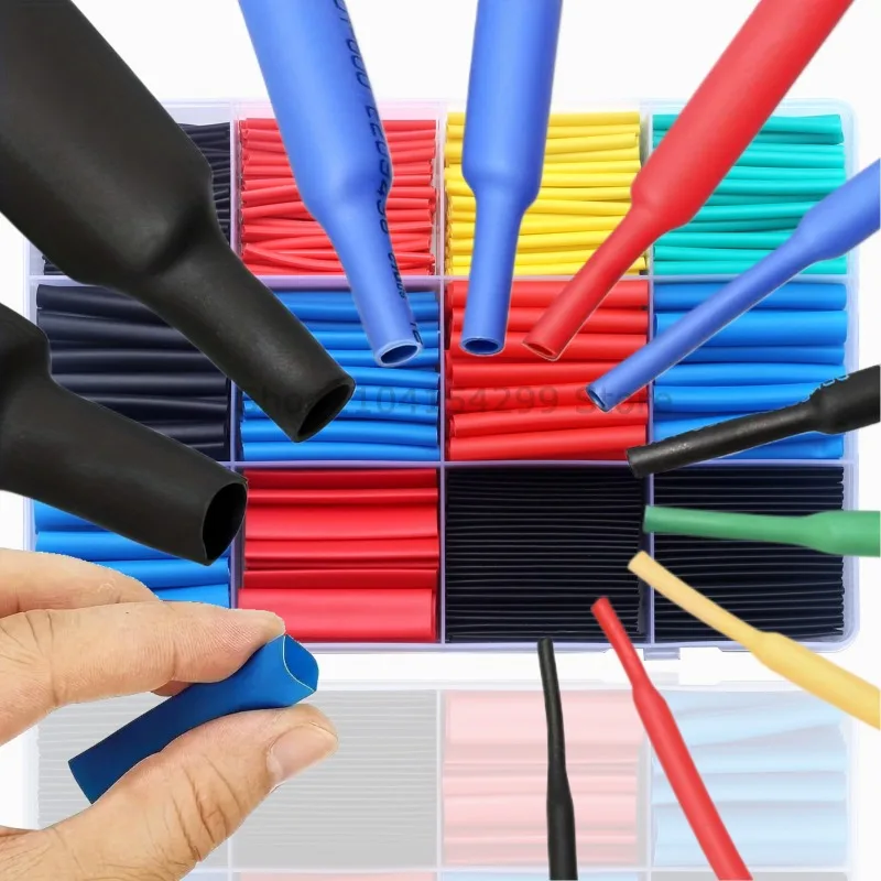 Et Polyolefin Shrinking Assorted Heat Shrink Tube Wire Cable Insulated Sleeving Tubing Set Shrinking Heat Shrinkable Tubing