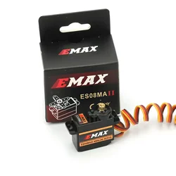 2/4/10pcs EMAX ES08MA II ES08MD II Metal GEAR Digital Servo up sg90 ES08A ES08MA MG90S TREX 450 Helicopter Airplane Rc Robot