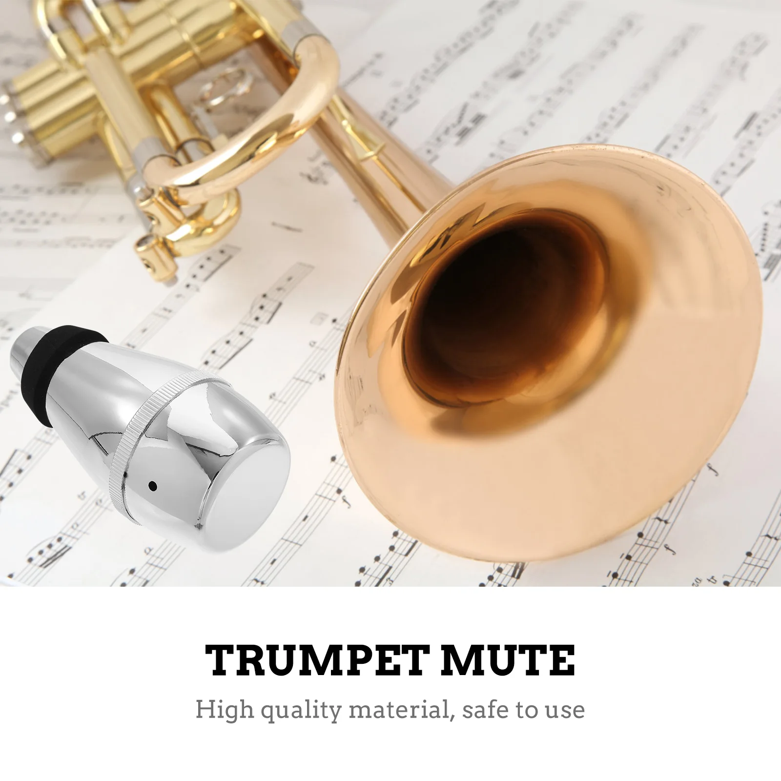 

1pc Dampener Noise For Durable Simple Instrument Part Weak Simple Sax Noise Remove Accessory Trumpet Mute For Trumpet Sound