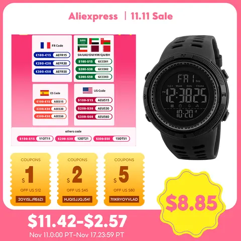 Men’s Sport Digital Watch 1251 Skmei