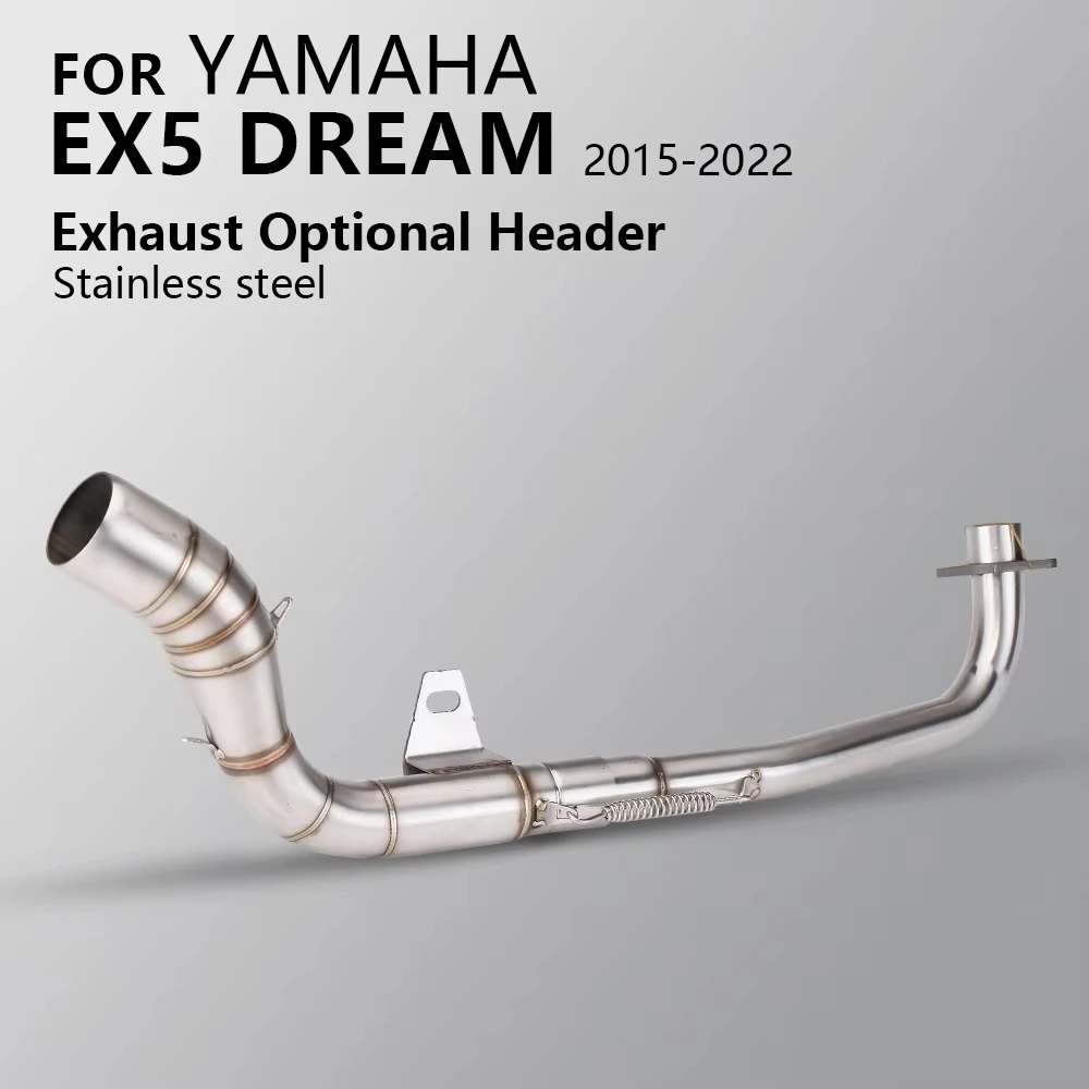 51MM Interface Scooter Moto Escape For Yamaha Ex5 Motorcycle Refitting Accessories Dream Front Section Exhaust Link Pipe