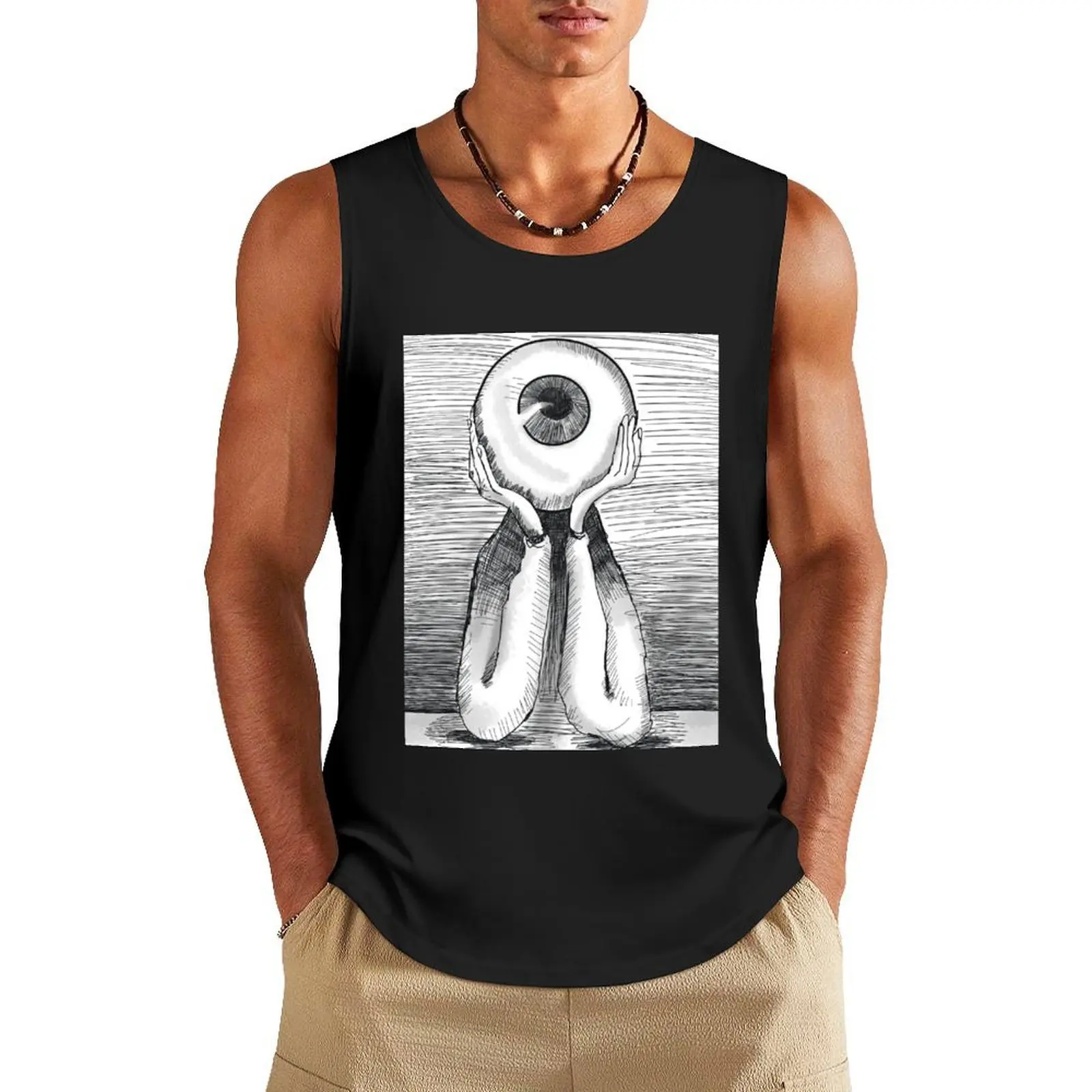 

An eye staring at you Tank Top Male clothes Man gym clothes gym clothing gym clothes for man