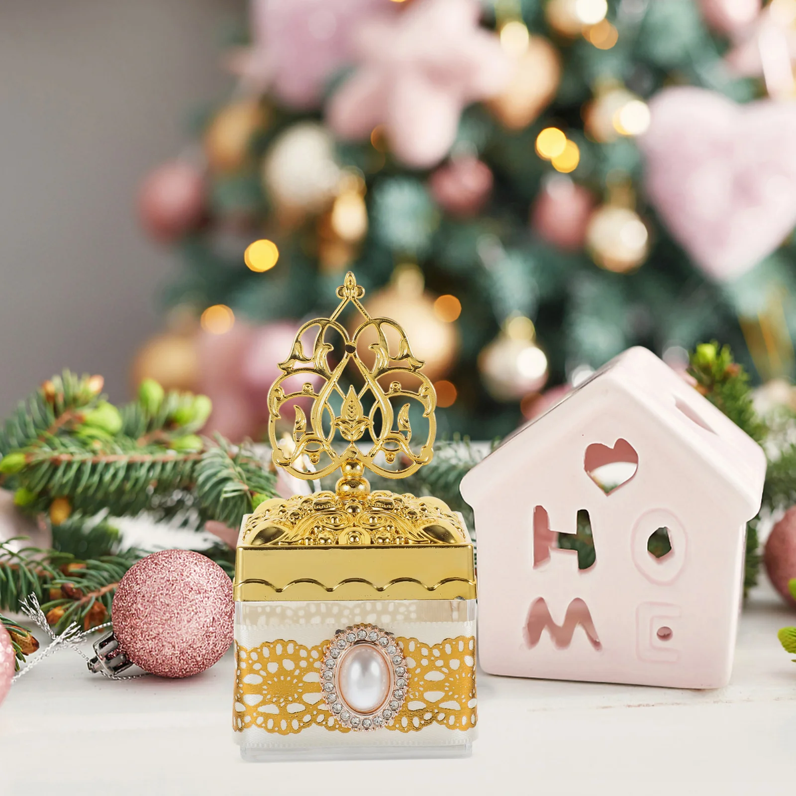 

12 Pcs Bride Gifts Small Candy Boxes Party Favor Empty Containers for Hollow Out