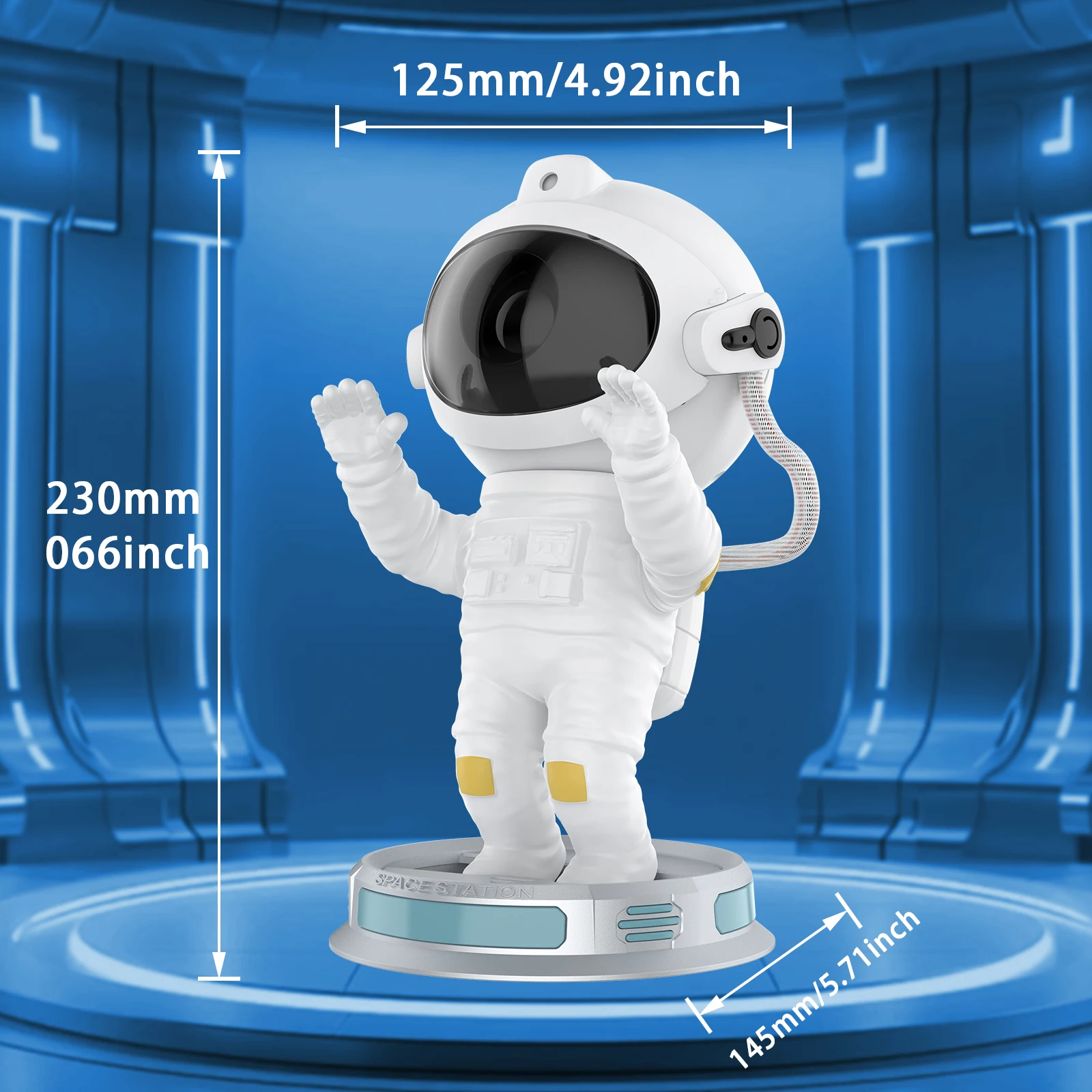 2025, Astronauten-Sternprojektor-Nachtlicht: mehrere Beleuchtungsmodi, Fernbedienung, Galaxie-Atmosphärenlampe für Schlafzimmer, Dekoration, Geschenk