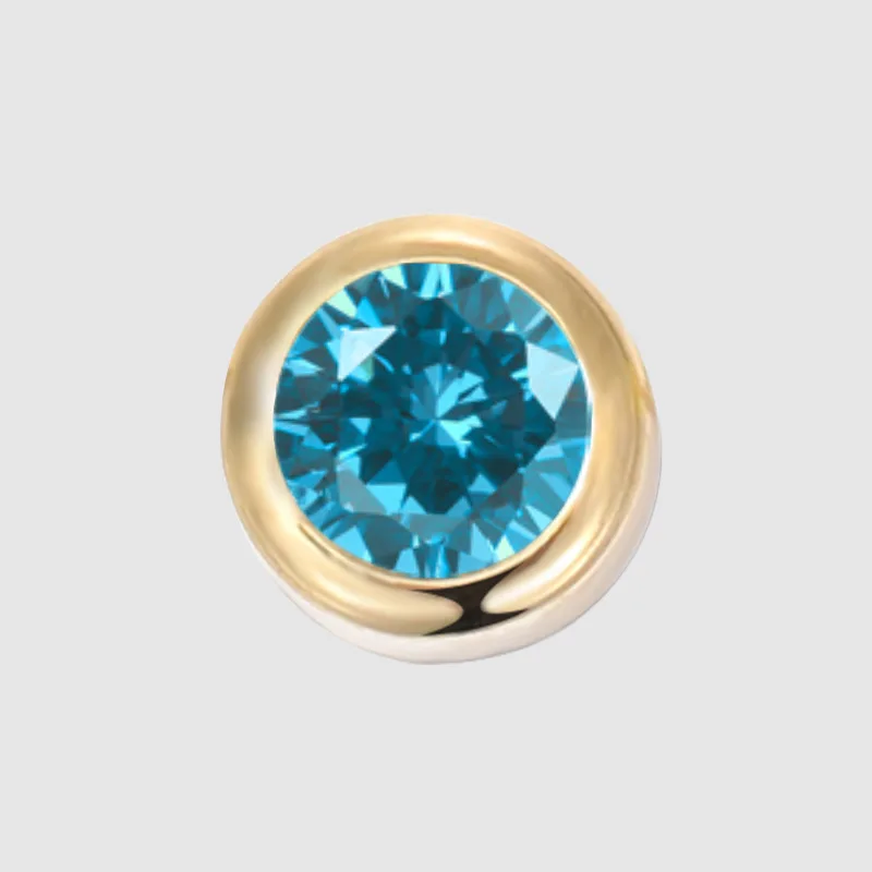 Colorful Zircon DIY Charm Pendant for Daily Wear
