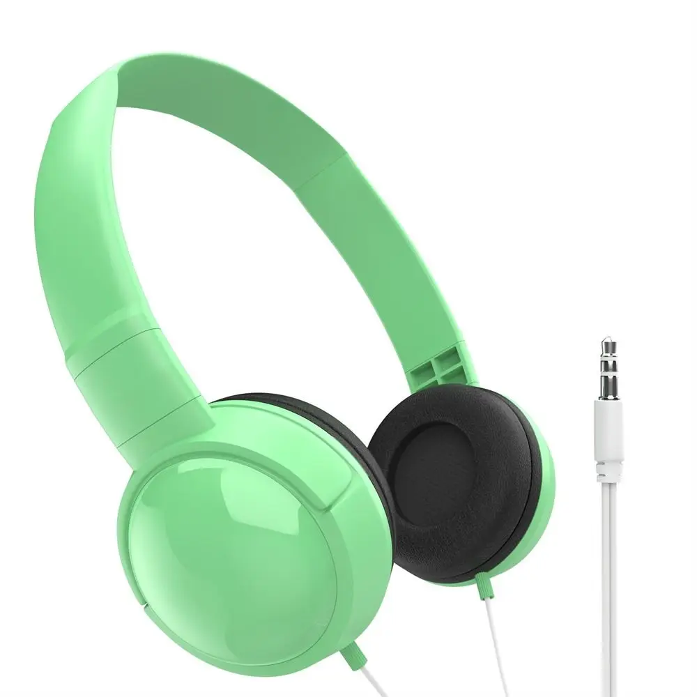 

Over Ear Wierd Headphones HiFi Stereo Music Stereo 3.5mm Headset Audio Bass Noise Cancelling Macaron Headphone Mobile Phone