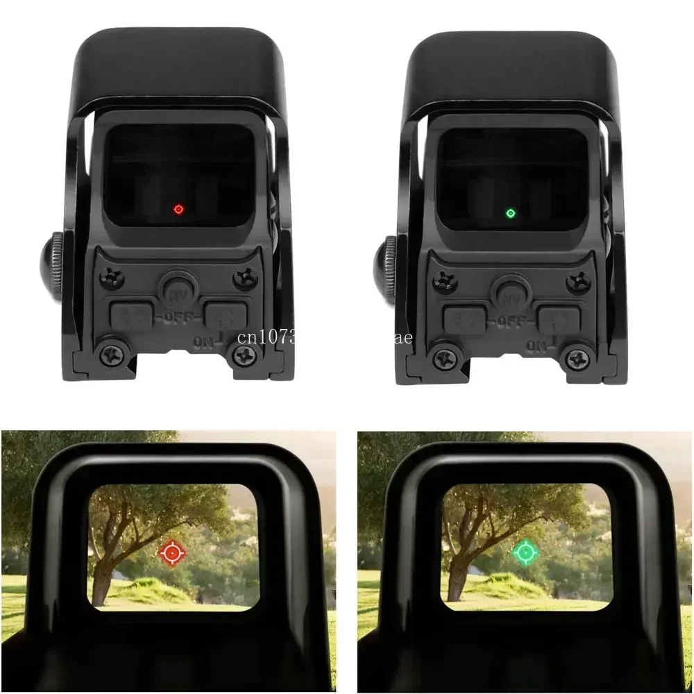 552 Tactical Red Dot Sights Holo Reflex Sight for Rifle 20mm Picatinny Rail No Magnification Parallax Outdoor Hunting Shockproof - view 3