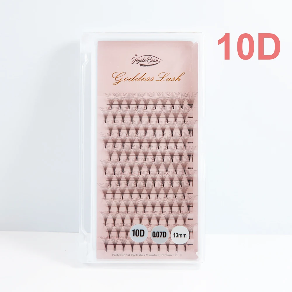 Godin 12D/14D/16D/20D Voorgemaakte Fan Wimper Extensions Natuurlijke Zachte Russische Volume Wimpers Faux Mink Individuele Wimper Extensions