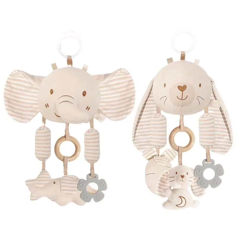 

Stroller Toys Cute Animal Baby Crib Mobile Interactive Stimulating Stroller Accessories Educational Nursery Room Decor For Boys