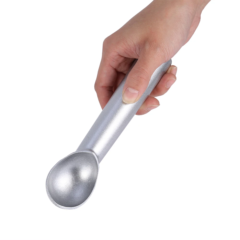 Ice Cream Scoop Anti-Freeze Non Stick Aluminum Alloy Melon Ball Spoon Portable Ice Cream Tools for Home Dessert Shop Cafe Bar