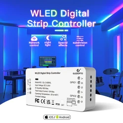 ESP8266 WLED LED Controller Smart Dimmer DC12V 800IC Segmented Color Funtion For DIY WS2811 WS2812B SK6812 SM16703P Strip Lights