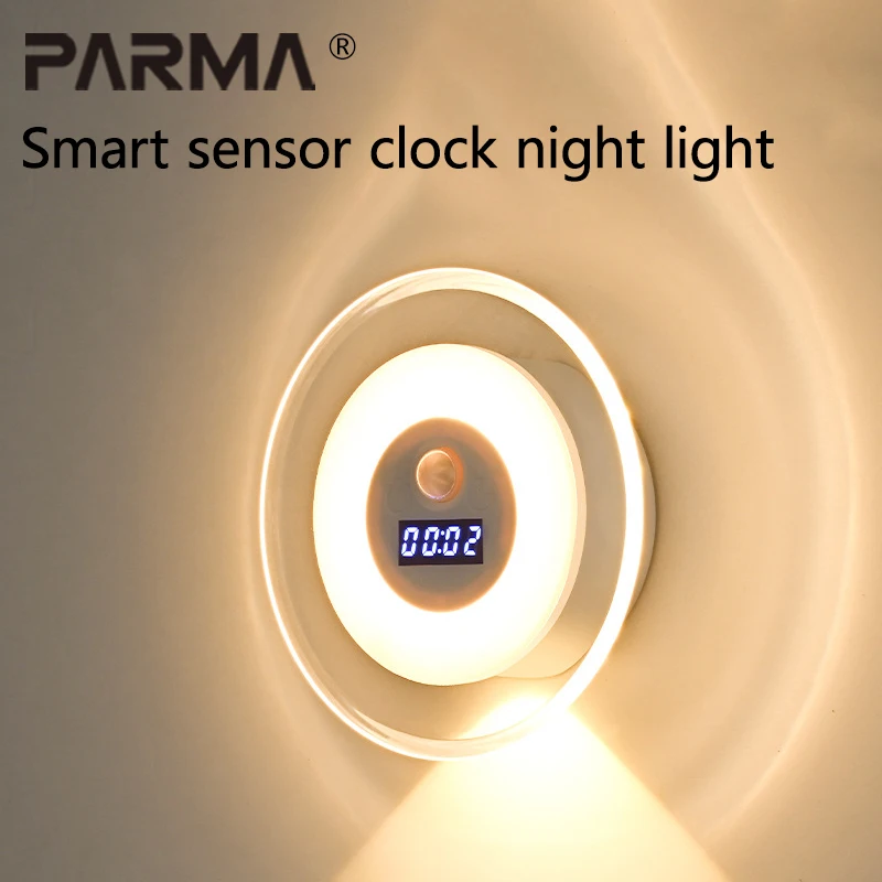 

Светодиодный интеллектуальный настенный светильник с дистанционным управлением, индукционный ночник для спальни, прикроватный светильник с функцией зарядки