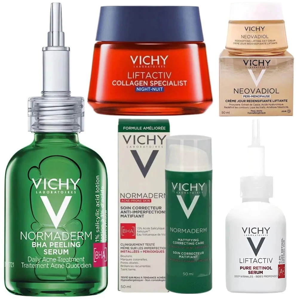 VICHY 16% VC تنشيط البشرة وإصلاح جوهر التطهير لا تشوبه شائبة ترطيب والتحكم في الزيت كريم ايسنس كريم إصلاح الوجه