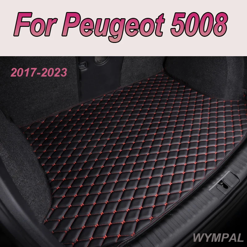 

Коврик в багажник автомобиля для Peugeot 5008 7-Seat 2017 2018 2019 2020 2021 2022 2023 автомобильные аксессуары на заказ, украшение интерьера автомобиля