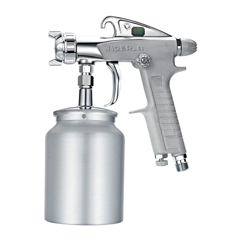 lower pot type painting wood furniture paint surface paint spray gun, manual spraying spray gun