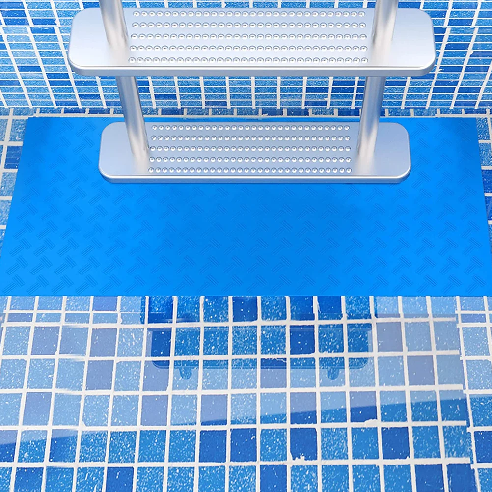 حصيرة سلم بارليكي غير قابلة لحمام السباحة، قوية لحمامات السباحة، سهلة التركيب