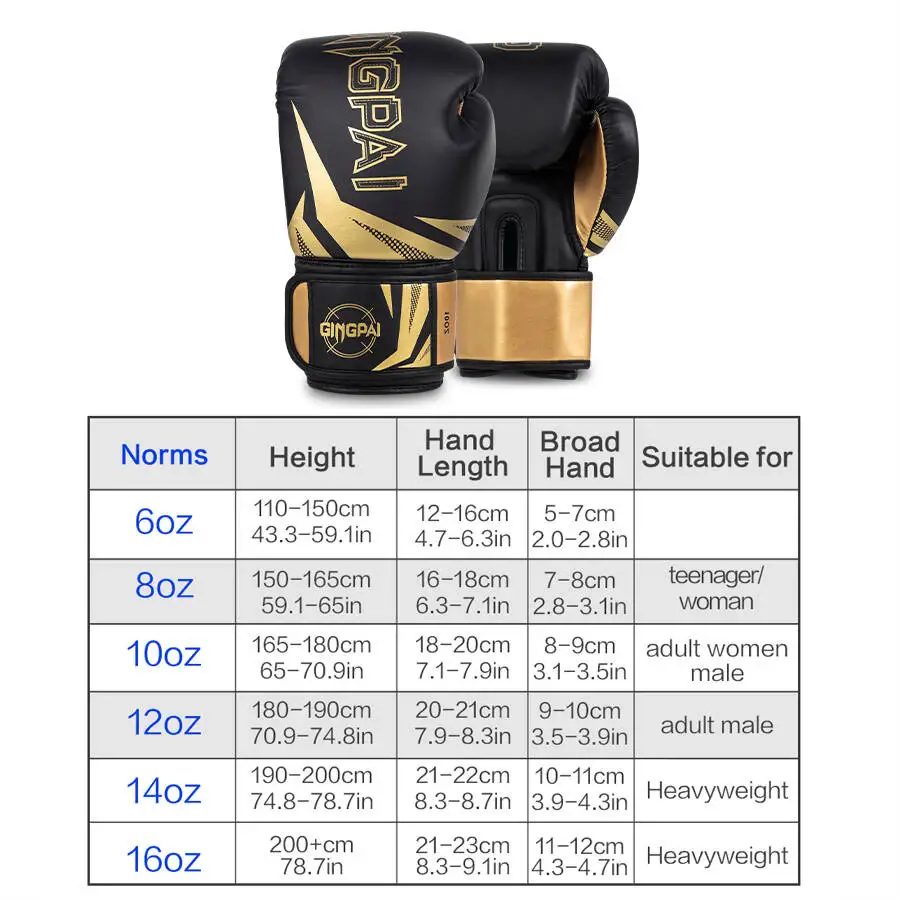 6 8 10 12 14 16oz Boxhandschuhe Professionelle Muay Thai Guantes De Boxeo Free Fight MMA Sandsack Trainingshandschuh für Männer Frauen – Detail 2