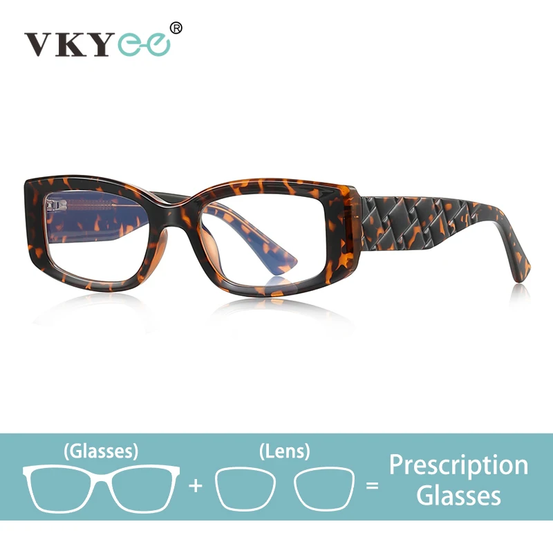 

VICKY Новый геометрический индивидуальный дизайн Прогрессивные мультифокальные фотохромные очки с защитой от синего света Настраиваемые очки по рецепту