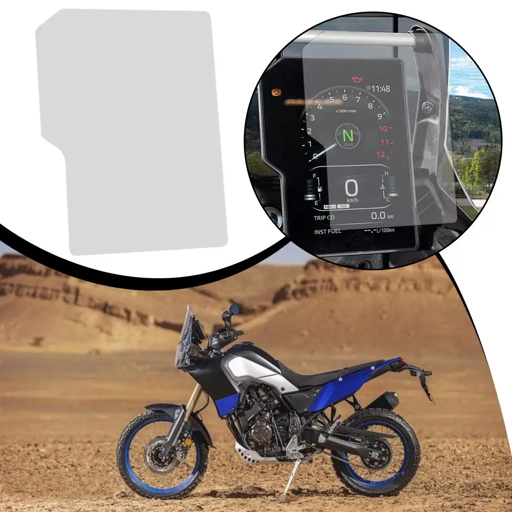 Für Yamaha Tenere 700 2025, Armaturenbrett, kratzfeste Schutzfolie, Instrumentenfolie, Kratzer, Cluster, Armaturenbrett-Displayschutzfolie
