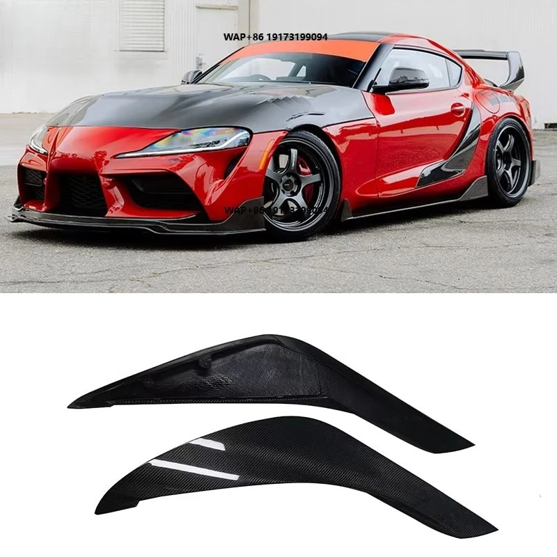 

OEM Carbon Fiber Side Door Trim for GR for Supra MK5 A90 A91 Glossy Finish Side Panel Drift Splitter Kit