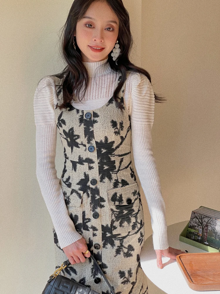 

Элегантное нижнее белье Dr. JophondLou: Зимний модный комплект с рисунком Суйхуа, из полиэстера и шерсти