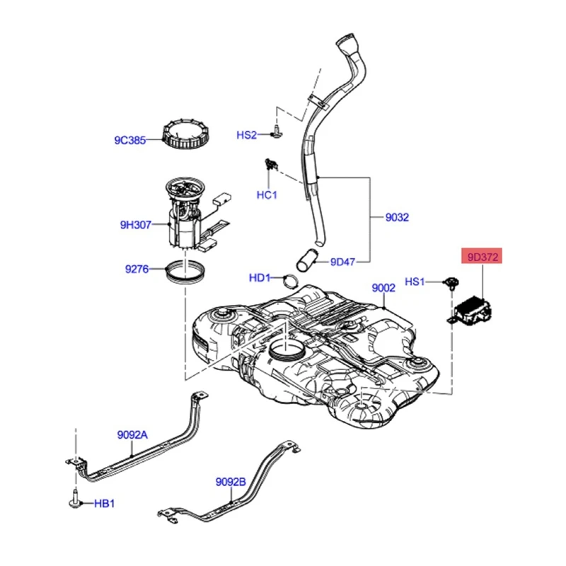 

Модуль управления топливным насосом A2C53119120 6G9N 9D372AC для Volvo S80 S60 Land Rover LR2 Mondeo 08-12 6G9N-9D372-AB