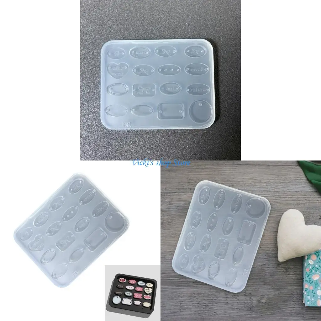 

Форма из силиконовой смолы для серег, подвесок, брелоков, подвесок с эпоксидной формой с отверстием