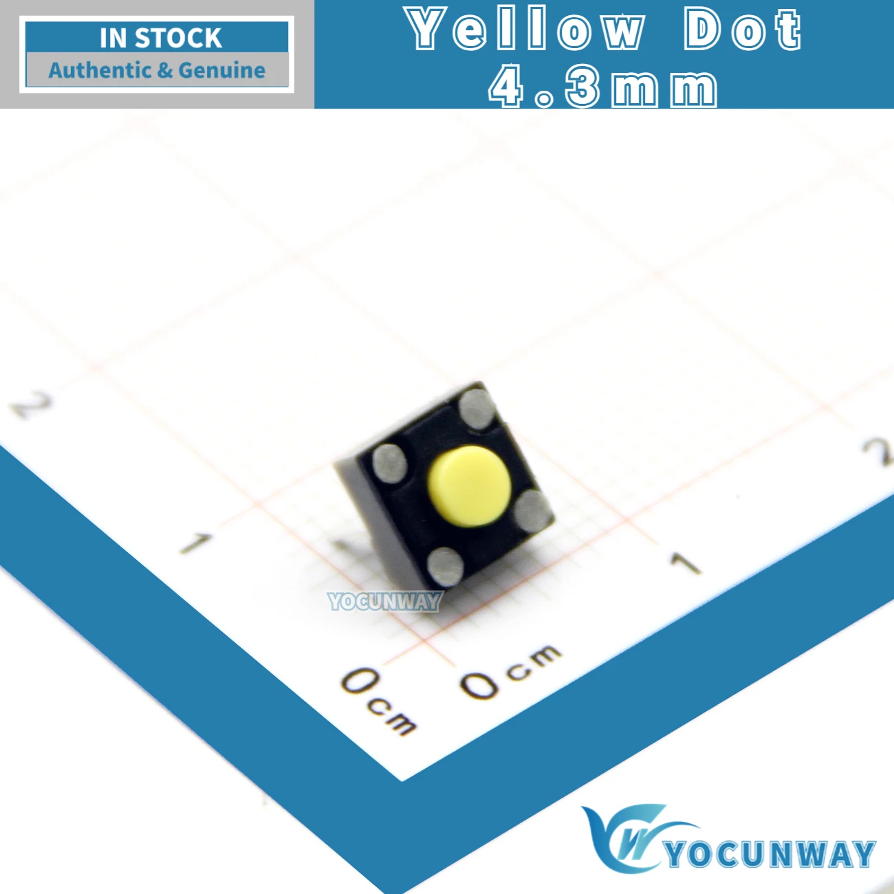 10 Pcs New Original Kailh Silent 4.3mm 7.3mm 9.5mm Mouse Micro Switch Micro Switch Mute Button Tact Switch