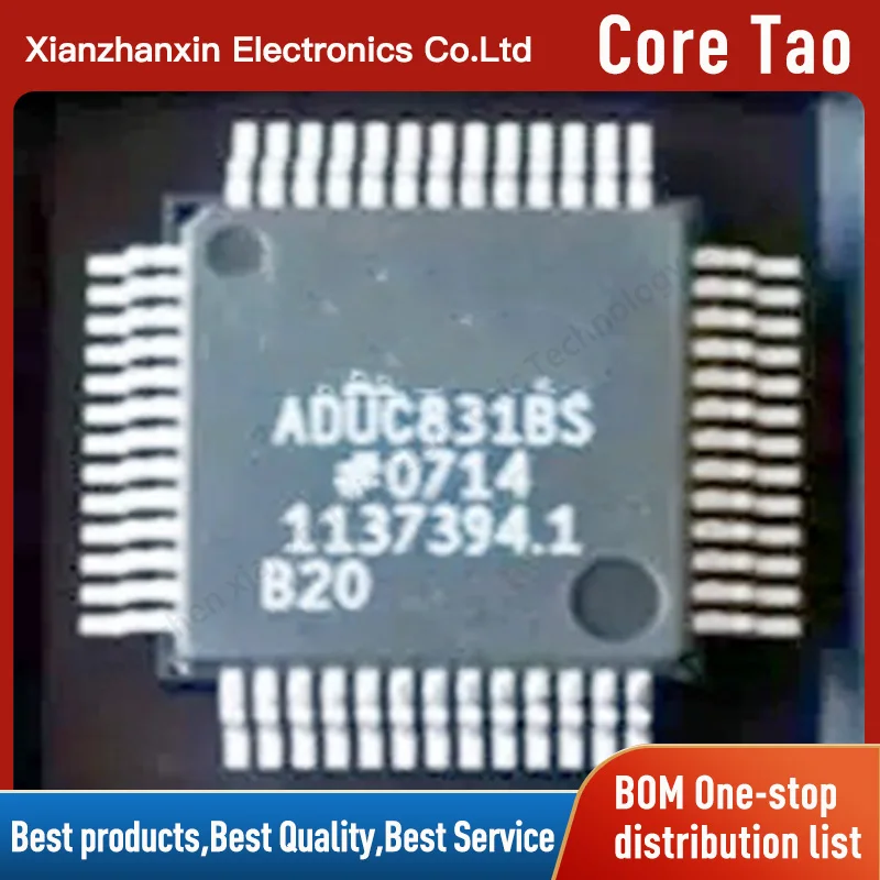 1pcs/lot ADUC831BSZ ADUC831BS QFP52 Microcontroller chip