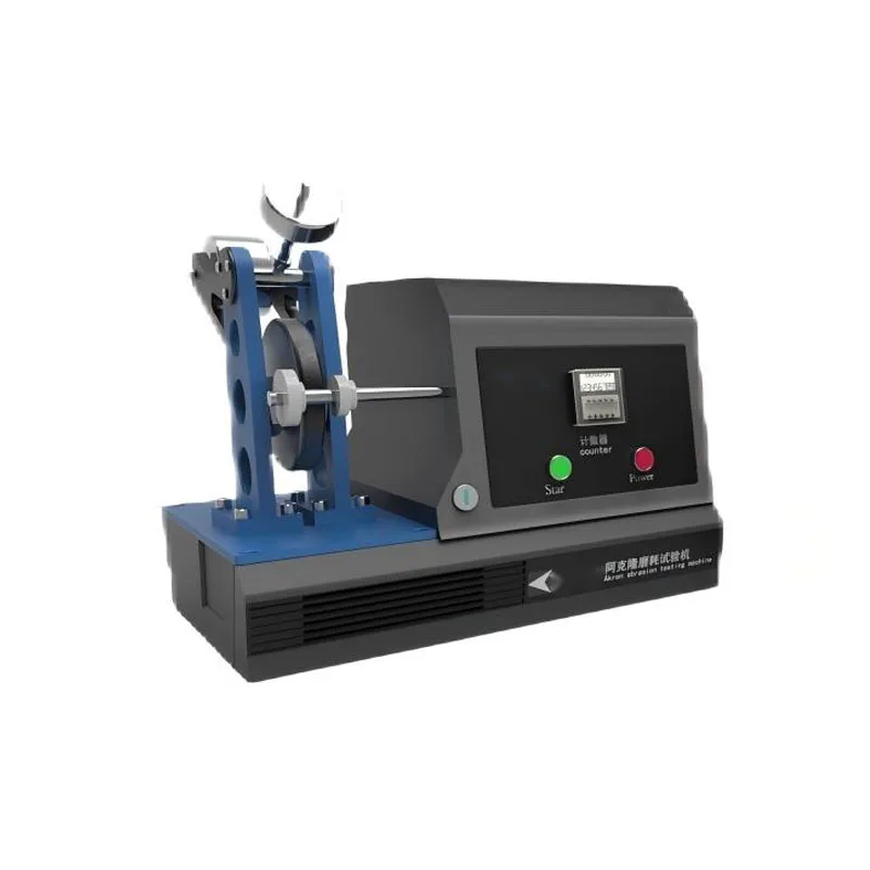 BS 903 JIS K6264 Akron Abrasion Tester Vulcanized Rubber Abrasion Resistance Test Machine Lab Akron Wear Test Apparatus