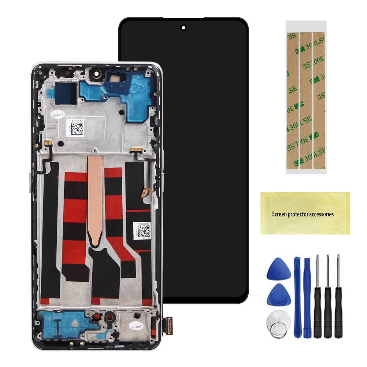New AMOLED For OPPO Reno8 T 5G LCD Display Touch Screen Digitizer