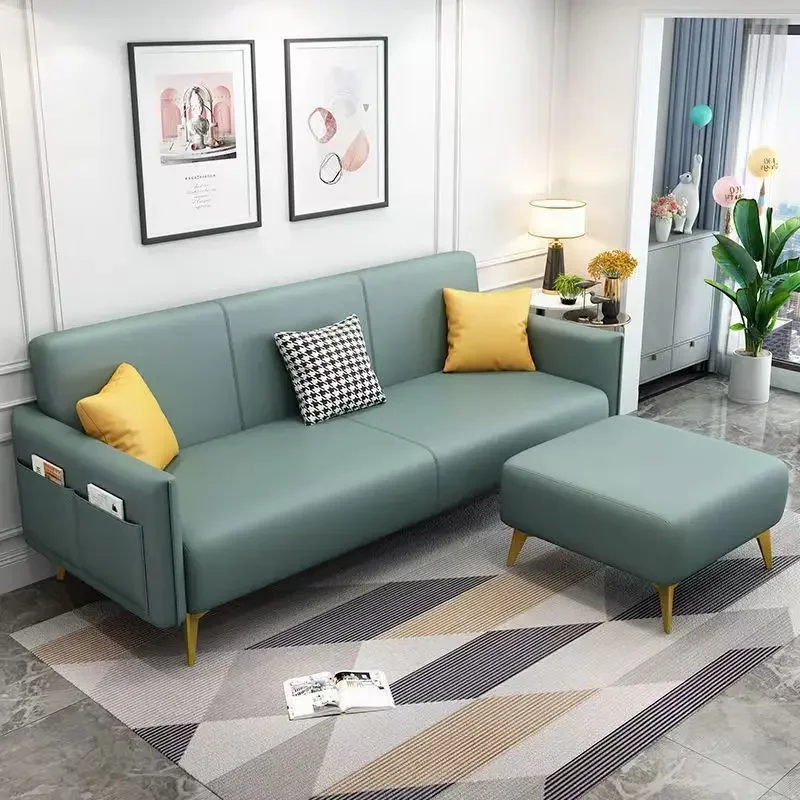 

Living Room Sofa Bed Real Genuine Leather Sofas Salon Couch Puff Asiento Muebles De Sala Sillas Sofa Set Living Room Furniture