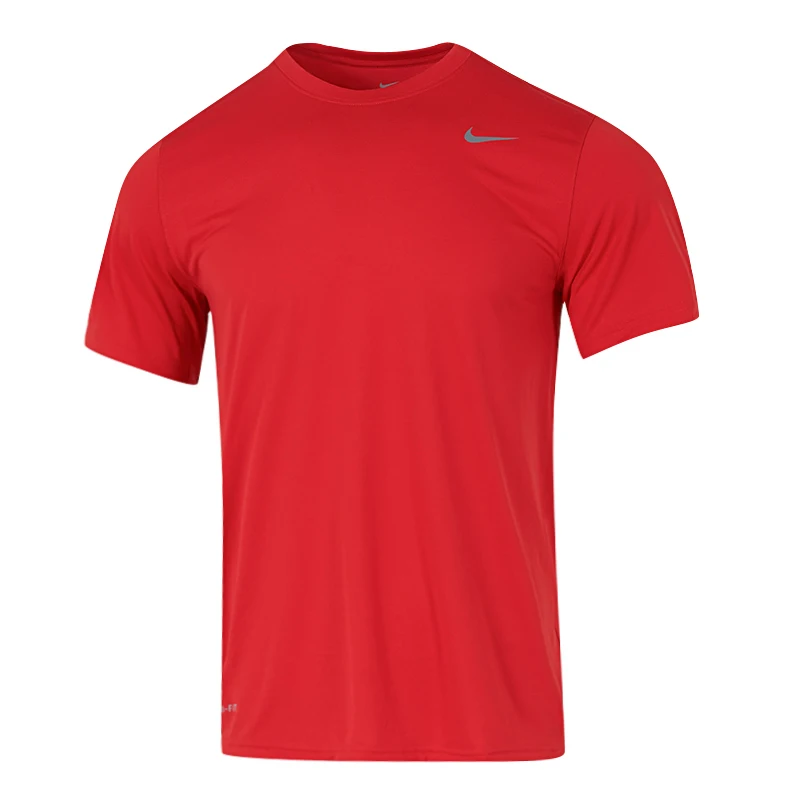 Camiseta Nike TM Legend SS Crew ZTS de Manga Corta con Cuello Redondo y Diseño Holgado en Blanco para Hombre, Ideal para Fitness y Running